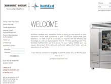 Tablet Screenshot of necertpartsdist.com